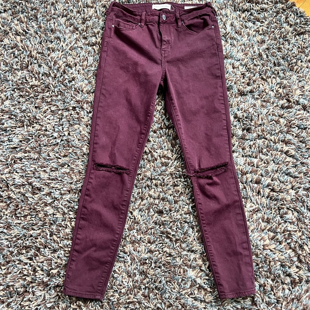 Bullhead Hi Rise Ripped Jeans